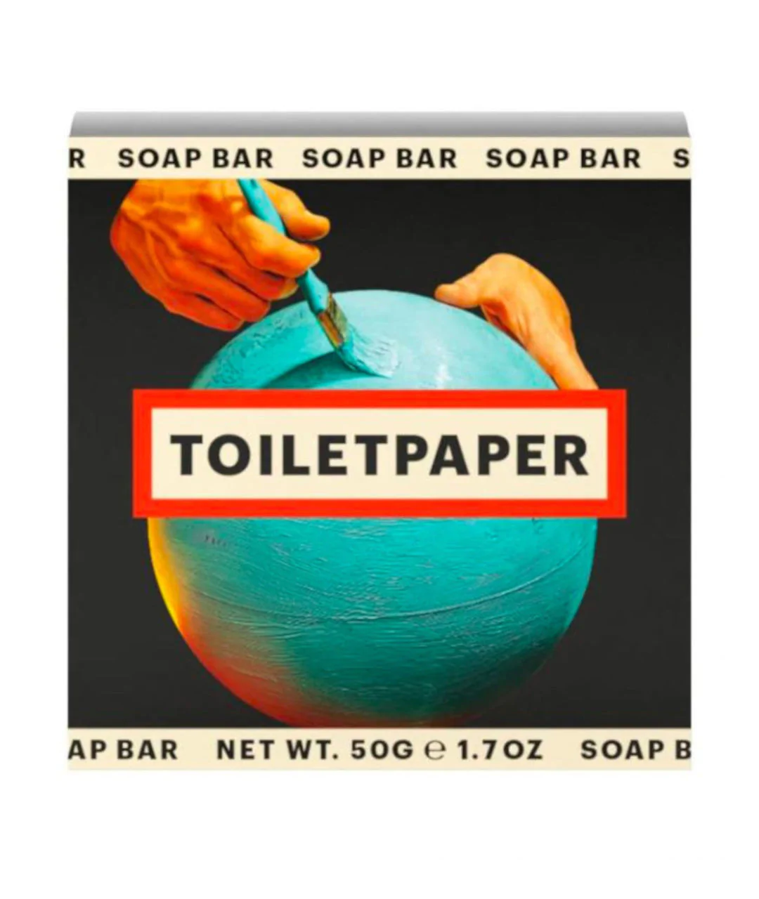 TOILETPAPER BAR SOAP 50g "WORLD"  opakowanie