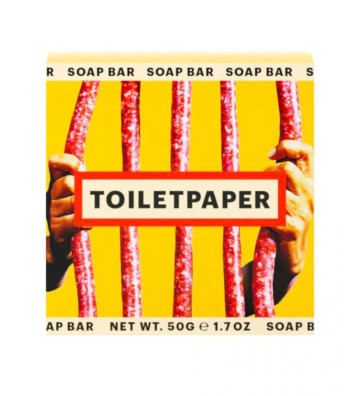 TOILETPAPER SOAP IN CART 50g "SAUSAGES" - Toiletpaper Beauty