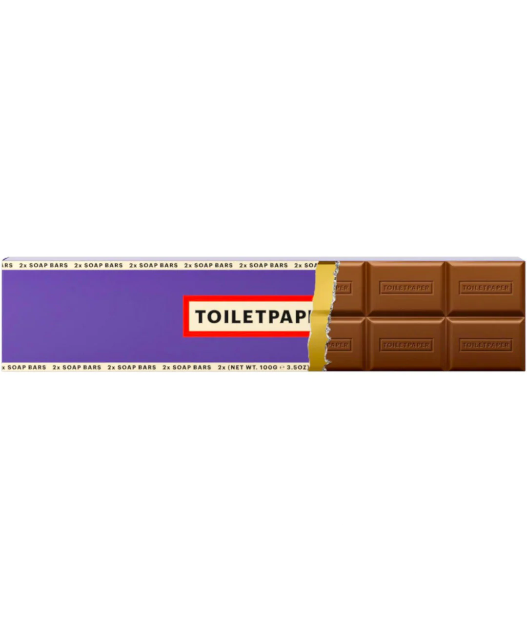 TOILETPAPER BAR SOAP 2x100g IN BOX opakowanie TOILETPAPER BAR SOAP 2x100g IN BOX opakowanie