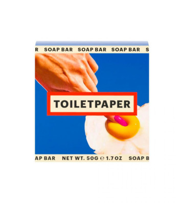 TOILETPAPER SOAP IN CART 50g "EGG" - Toiletpaper Beauty