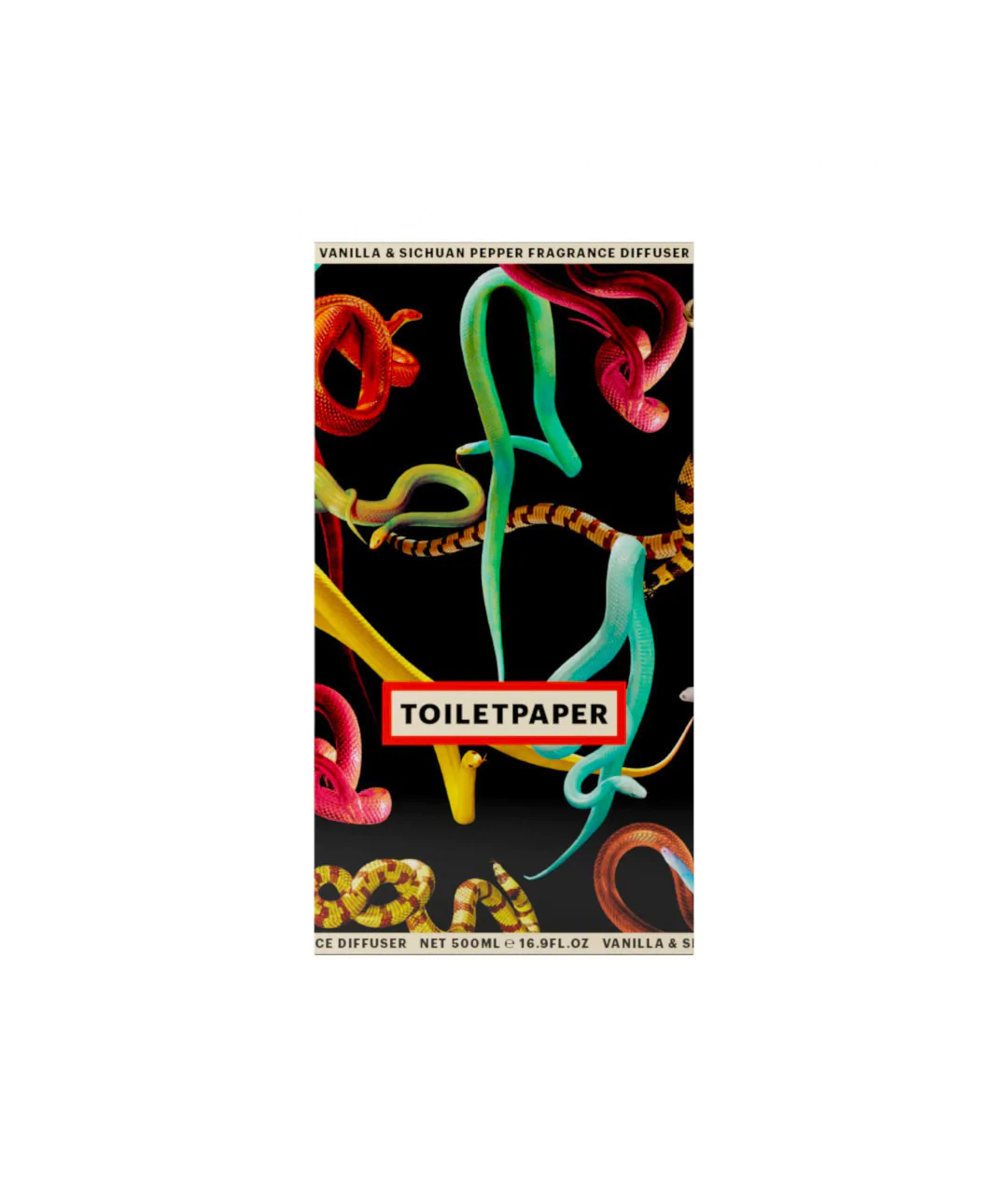 TOILETPAPER FRAGRANCE DIFFUSER 500ml "SNAKES" (Vanilla & Sichuan Pepper).