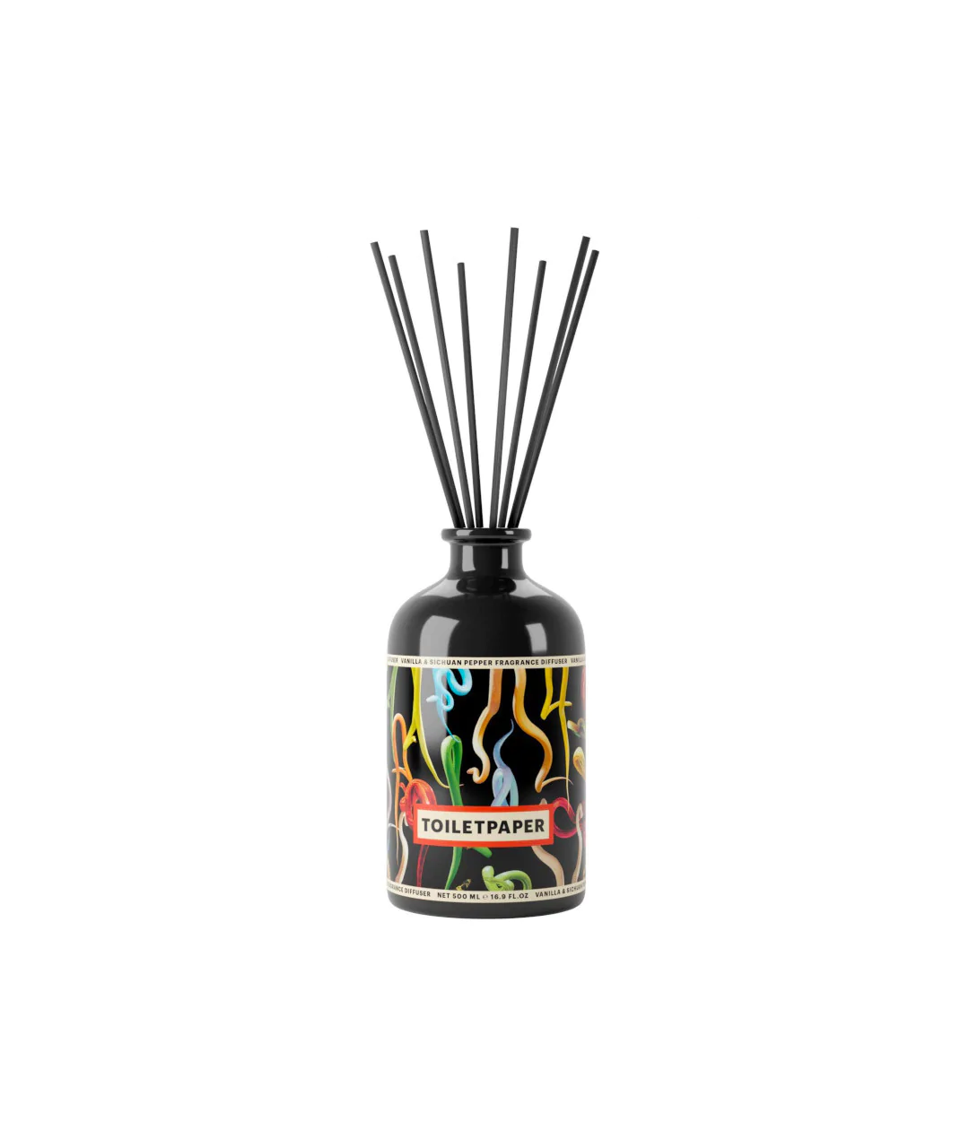 TOILETPAPER FRAGRANCE DIFFUSER 500ml "SNAKES" (Vanilla & Sichuan Pepper) packaging - visualization