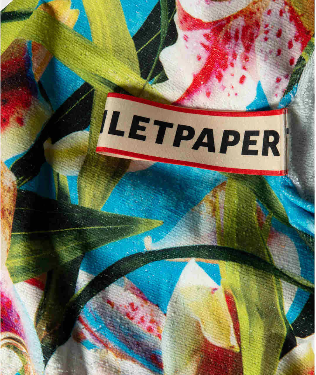 TOILETPAPER BEACH TOWEL "FLOWERS" 100x180cm