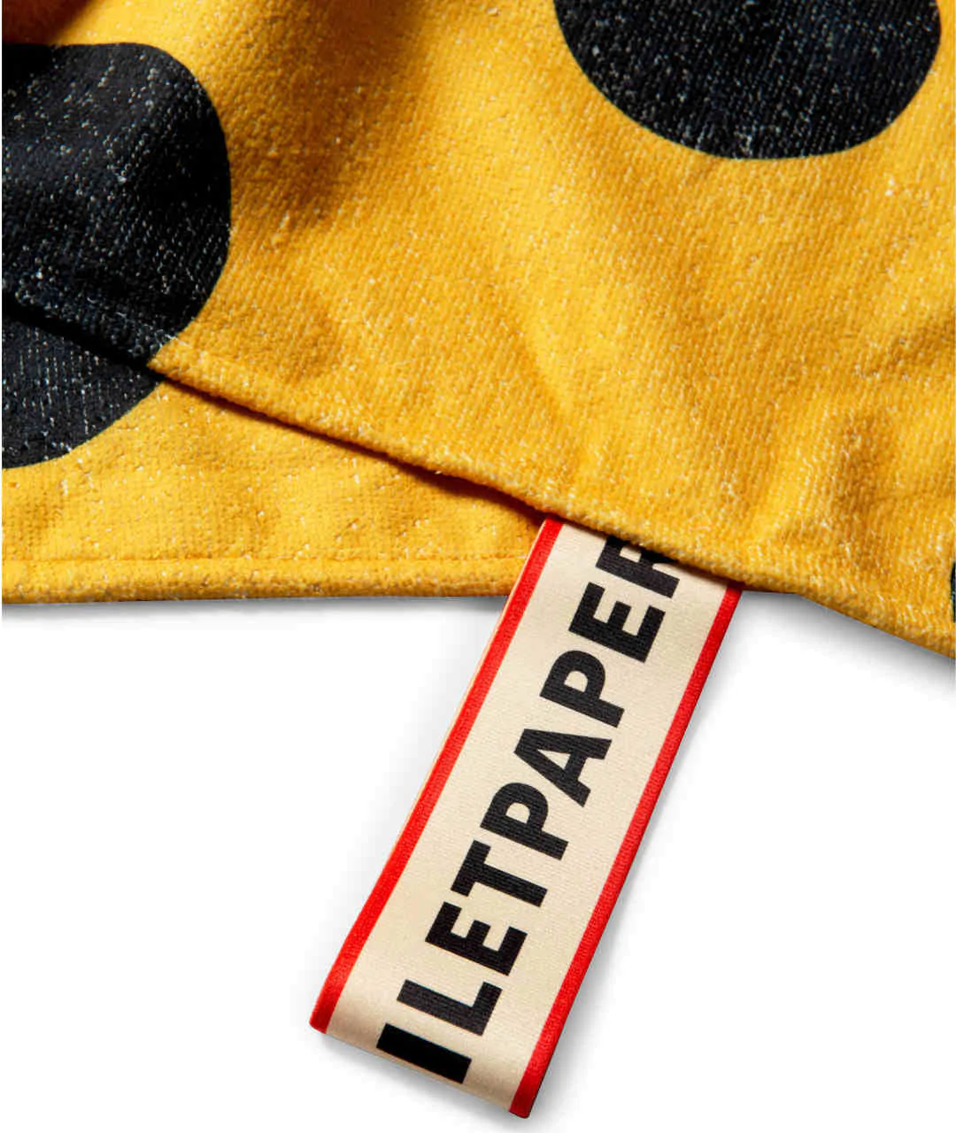 TOILETPAPER BEACH TOWEL "SHIT" 100x180cm  opakowanie - wizualizacja