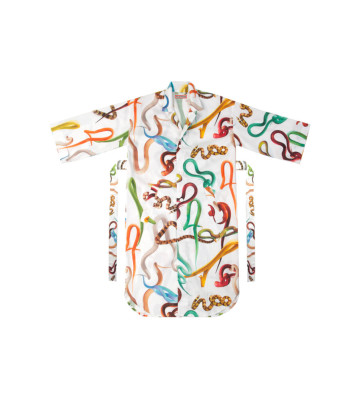 TOILETPAPER NIGHTGOWN "SNAKES/WHITE" S/M - Toiletpaper Beauty 3