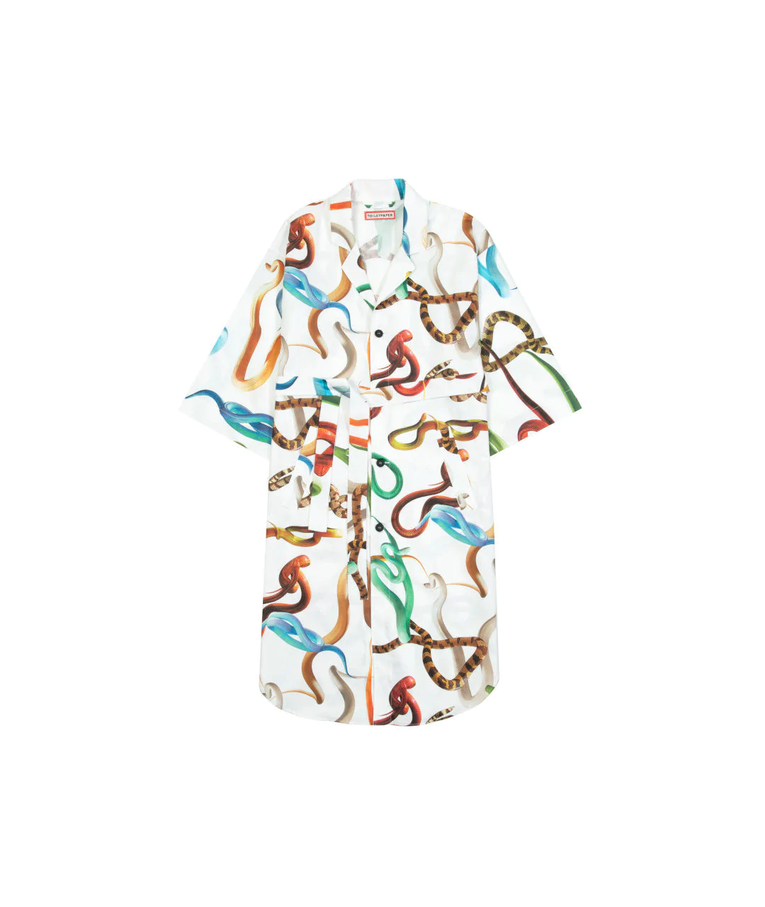 TOILETPAPER NIGHTGOWN "SNAKES/WHITE" L/XL package - visualization