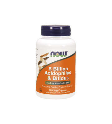 8 billion Acidophilus & Bifidus 120 - NOW Foods