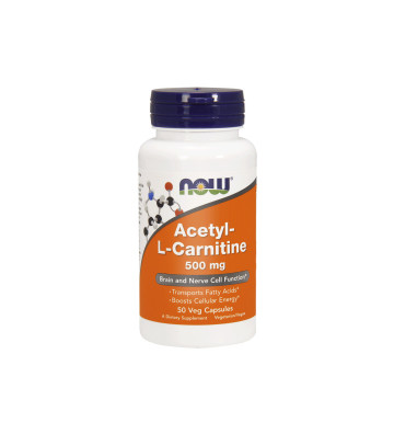 Acetylo-L-Karnityna 500 mg - NOW Foods