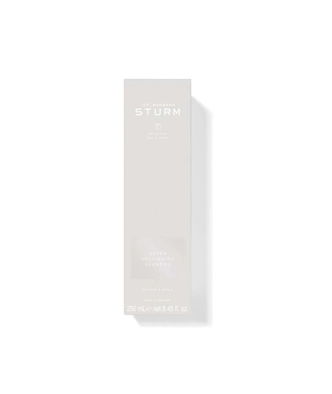 Super Anti-Aging Shampoo 250ml pack.