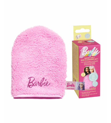 Cleansing Mitt - Barbie™ reusable makeup remover and facial cleansing glove. - Glov 1