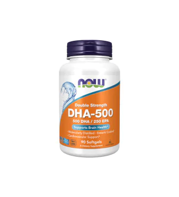 DHA 500 mg 180 szt. - NOW Foods