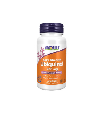 Coenzyme Q10 Ubiquinol 200 mg 60 pcs. - NOW Foods