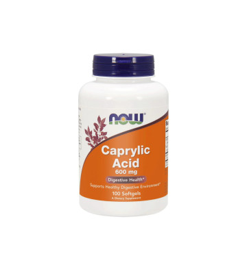 Caprylic acid 600 mg 100 pcs. - NOW Foods 1