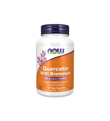 Kwercetyna 400 mg i Bromelaina 82,5 mg 120 szt. - NOW Foods