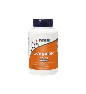 L-Arginina 500 mg 100 szt. - NOW Foods