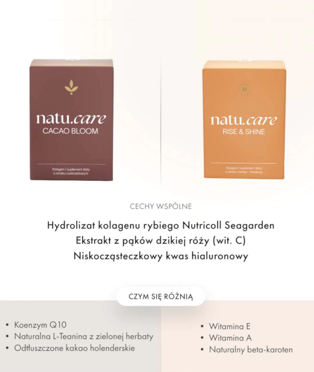 Kolagen Rise&Shine o smaku mango - marakuja 30 saszetek x 5000mg cechy