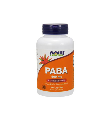 PABA 500 mg 100 szt. - NOW Foods 1