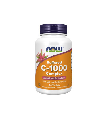 Witamina C 1000 mg buforowana 90 szt. - NOW Foods