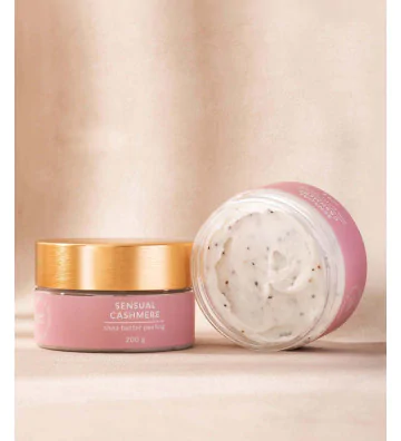 Sensual Cashmere Shea Butter Peeling - salt scrub for body and hands 200g - Eclair Nail 2