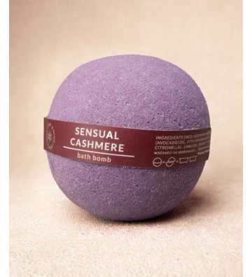 Sensual Cashmere Bath Bomb - bath ball 170g - Eclair Nail 2