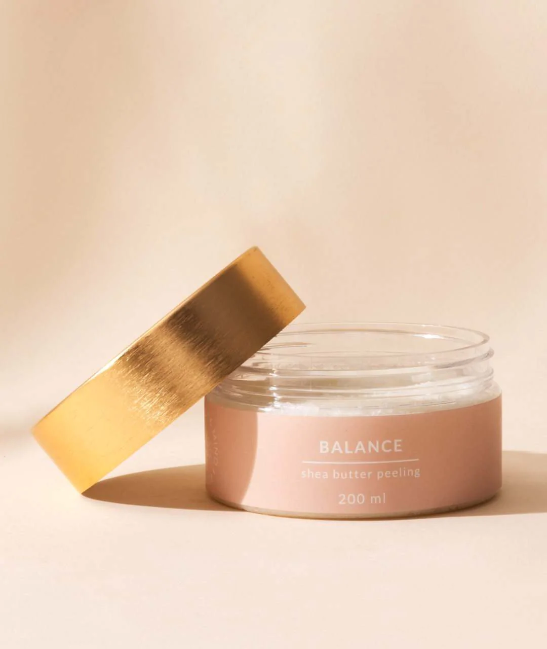 Balance Shea Butter Peeling - cukrowy peeling do ciała i dłoni 200ml z boku