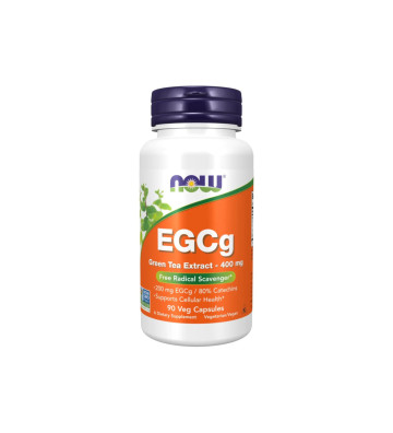 Green tea leaf extract 400 mg Extra EGCg 90 pcs. - NOW Foods