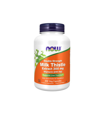 Thistle seed extract 300 mg with dandelion and artichoke (Silymarin SILYMARIN milk thistle) 200 - NOW Foods