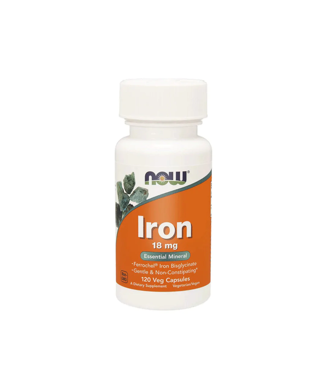 Iron 18 mg from chelate (ferrous bicarbonate) 120 pcs