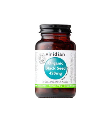 Ekologiczna Czarnuszka 450 mg 30 szt. - Viridian