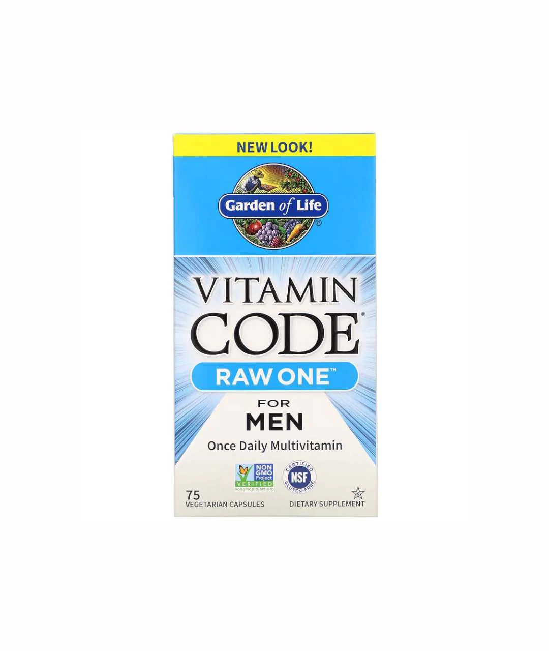 Vitamin Code Raw One for Men - 30 kapsułek wegetariańskich opakowanie