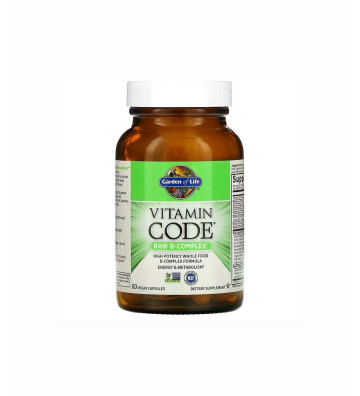 Vitamin Code Raw B-Complex - 60 kapsułek wegańskich - Garden of Life