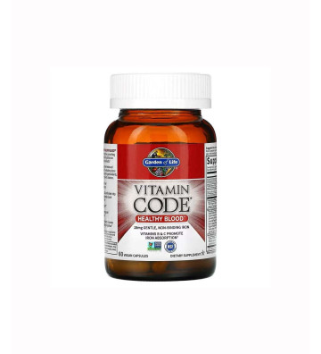 Vitamin Code Healthy Blood - 60 vegan capsules. - Garden of Life 1