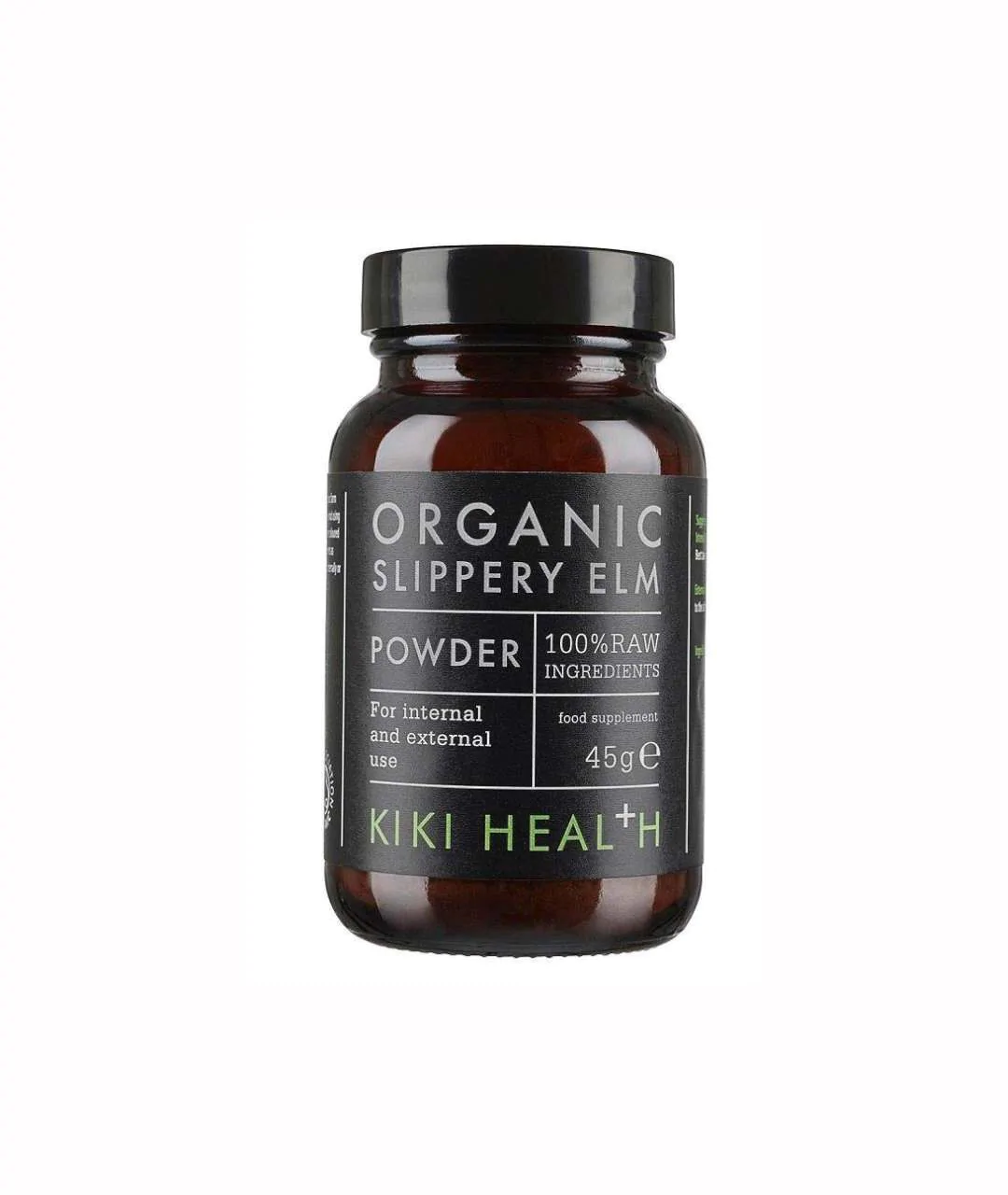 Dietary supplement Slippery Elm Powder Organic - 45 g. Dietary supplement Slippery Elm Powder Organic - 45 g.