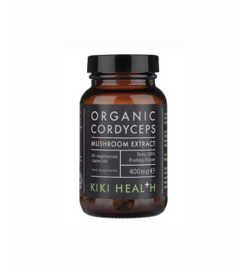 Dietary supplement Cordyceps Extract Organic, 400mg - 60 vegetarian capsules - Kiki Health