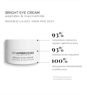 Bright Eye Cream Rozświetlający Krem pod oczy 15ml - Dr Ambroziak 3