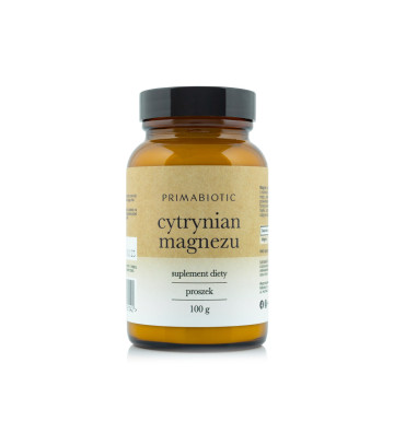 Cytrynian magnezu - proszek 100 g - Primabiotic