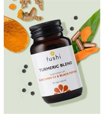 Turmeric C3 and Bioperine Extract (500 mg high potency) 60 capsules - Fushi 3