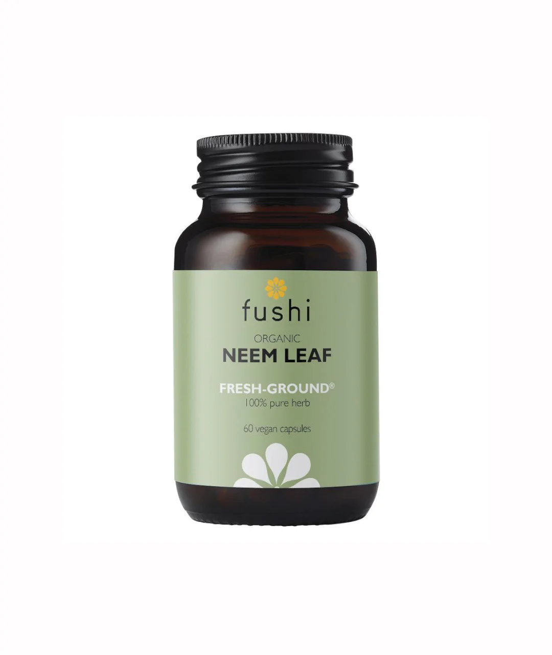 Organic Neem leaf capsules, freshly ground 60 capsules