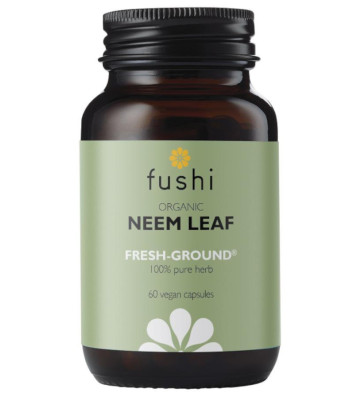 Organic Neem leaf capsules, freshly ground 60 capsules - Fushi 2