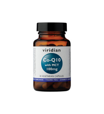 Coenzyme Q10 100mg with MCT 30 pcs. - Viridian 1