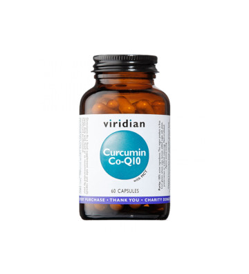 Curcumin + Coenzyme q10 100mg with MCT 60 pcs. - Viridian