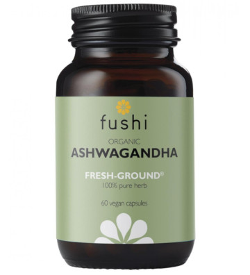 Organiczna Ashwagandha, świeżo mielone 60 kapsułek - Fushi 2