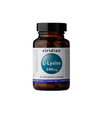 L-Lizyna 500 mg 30 szt. - Viridian 1