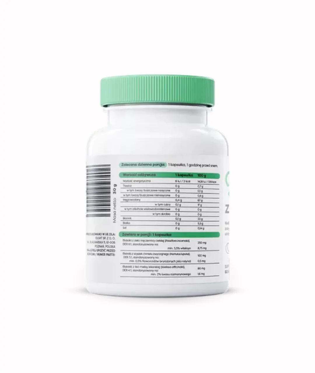 Herbal Sleep Support (Melatonin Free) dietary supplement - 60 vegan bok capsules