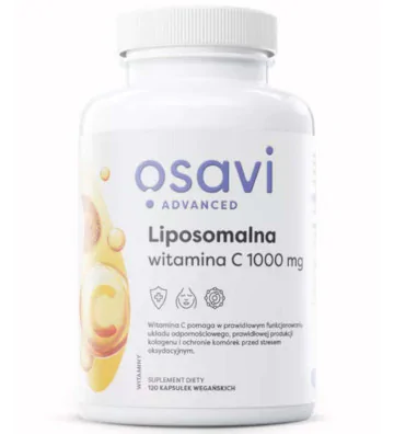 Liposomalna Witamina C, 1000mg - 120 kapsułek wegańskich - Osavi 4