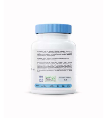 Dietary supplement Vitamin B12 Methylcobalamin, 100mcg - 60 vegan capsules - Osavi 3