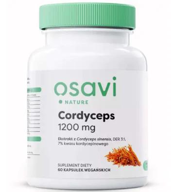 Cordyceps (Nature), 1200mg - 60 kapsułek wegańskich - Osavi 4