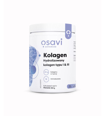 Dietary Supplement Hydrolyzed Collagen Type I & III 300 g - Osavi 1