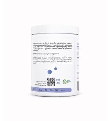 Suplement diety Kolagen Hydrolizowany Typu I & III 300 g bok