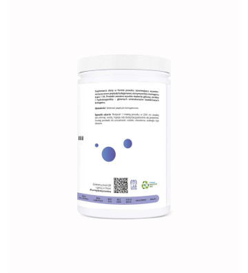 Dietary Supplement Hydrolyzed Collagen Type I & III 600g - Osavi 3